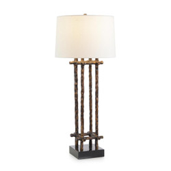 John Richard Bronze Poteau Table Lamp