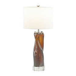 John Richard Glass Helix Table Lamp