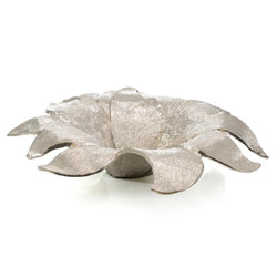 John Richard Nickel Lily Petal Bowl John Richard Nickel Lily Petal Bowl
