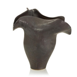 John Richard Graphite Gray Porcelain Vase I