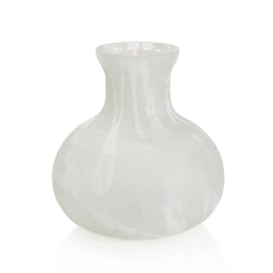 John Richard Snow Swept Glass Vase Medium