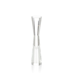 John Richard Crystal Hourglass Candleholder Ii