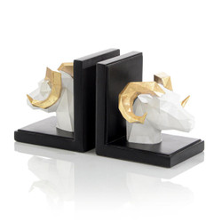 John Richard Aries Bookends - Set Of Two