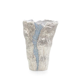 John Richard Cascade Vase - Small Nickel