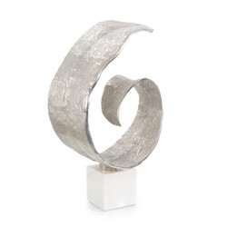 John Richard Spiral Sculpture On Marble