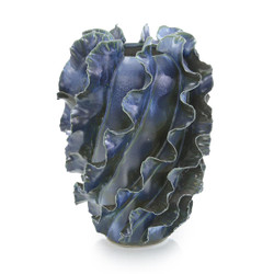 John Richard Flirren Vase - Large Blue