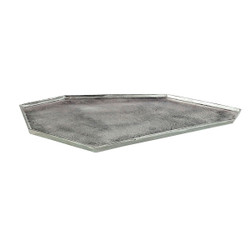 John Richard Faceted Silver Tray - Large