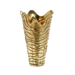 John Richard Lagen Vase - Polished Brass