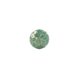 John Richard Textural Orb - Green And Gold