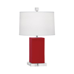 Harvey Accent Table Lamp - Ruby Red