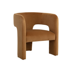 Sunpan Isidore Lounge Chair - Meg Gold