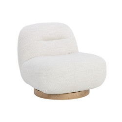 Sunpan Franze Swivel Lounge Chair - Merino Pearl