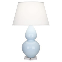 Double Gourd Table Lamp - Baby Blue Double Gourd Table Lamp - Baby Blue