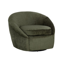 Sunpan Bliss Swivel Lounge Chair - Bergen Olive