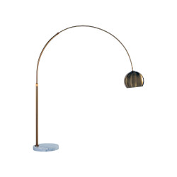 Sunpan Vern Floor Lamp - Brass