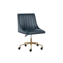 Sunpan Halden Office Chair - Vintage Blue