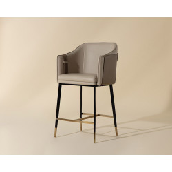 Sunpan Carter Counter Stool - Napa Beige / Napa Tan Sunpan Carter Counter Stool - Napa Beige / Napa Tan