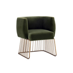 Sunpan Gala Dining Armchair - Forest Green