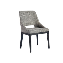 Sunpan Estrada Dining Chair - Naya Check Light Grey