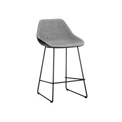 Sunpan Mccoy Counter Stool - November Grey / Nightfall Black