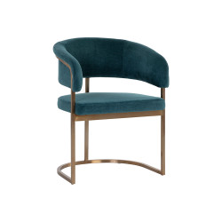 Sunpan Marris Dining Armchair - Gold - Danny Teal