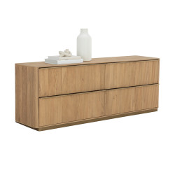 Sunpan Kalla Dresser - Rustic Oak