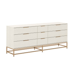 Sunpan Rebel Dresser - Large - Champagne Gold - Cream