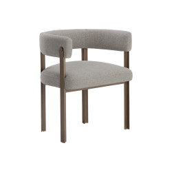 Sunpan Mae Dining Armchair - Ernst Sandstone