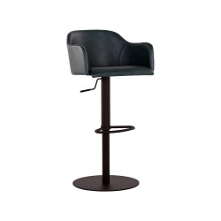 Sunpan Hensley Adjustable Stool - Dark Teal