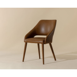 Sunpan Galen Dining Chair - Missouri Cognac Leather Sunpan Galen Dining Chair - Missouri Cognac Leather