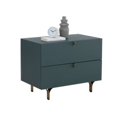 Sunpan Celine Nightstand - Large - Teal