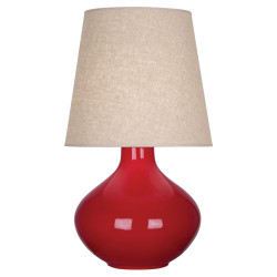 June Table Lamp - Ruby Red