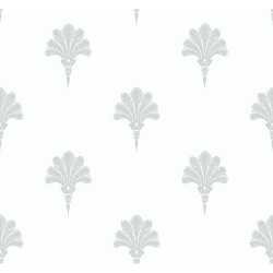 Seabrook Designs Summer Fan - Daydream Gray