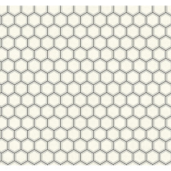 Seabrook Designs Curie Geo - Metallic Silver and Black Seabrook Designs Curie Geo - Metallic Silver and Black