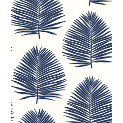 Seabrook Designs Island Palm - Navy Blue