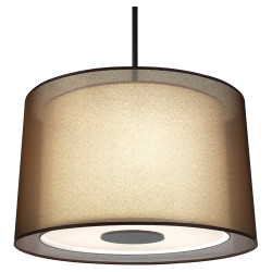 Saturnia Pendant - Standard - Deep Patina Bronze