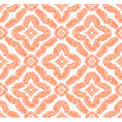 Seabrook Designs Talia Botanical Medallion - Salmon