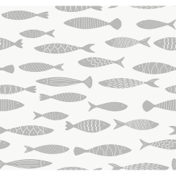 Seabrook Designs Bay Fish - Silver Sea