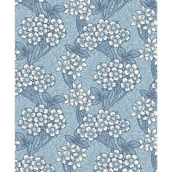 Etten Studios Floral Vine - Daydream Grey & Rose Petal
