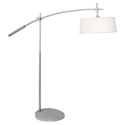 Rico Espinet Miles Floor Lamp - Brushed Nickel Rico Espinet Miles Floor Lamp - Brushed Nickel