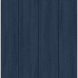 NextWall Wood Panel - Naval Blue