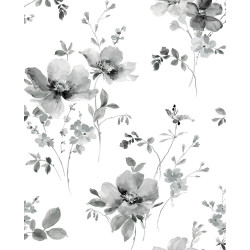 NextWall Watercolor Windflower - Inkwell & Heather NextWall Watercolor Windflower - Inkwell & Heather