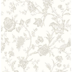 NextWall Jasmine Chinoiserie - Harbor Mist