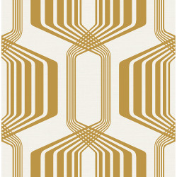 NextWall Striped Geo - Metallic Gold NextWall Striped Geo - Metallic Gold
