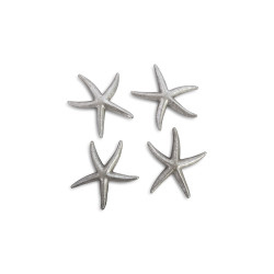 Phillips Collection Starfish - Silver Leaf - Set of 4 - SM Phillips Collection Starfish - Silver Leaf - Set of 4 - SM