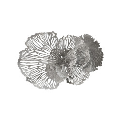 Phillips Collection Flower Wall Art - Medium - Gray - Metal Phillips Collection Flower Wall Art - Medium - Gray - Metal