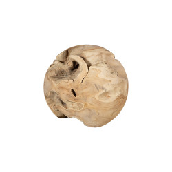 Phillips Collection Teak Wood Ball - Extra Large - Bleached Phillips Collection Teak Wood Ball - Extra Large - Bleached