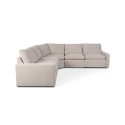 Four Hands Tillery Power Recliner 5 - Piece Sectional - Laken Stone
