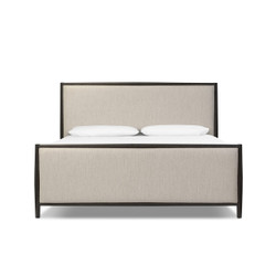 Four Hands Glenview Bed - Cracked Smoked Black Veneer - King Four Hands Glenview Bed - Cracked Smoked Black Veneer - King