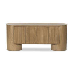 Four Hands Giovani Media Console - Natural Travertine Four Hands Giovani Media Console - Natural Travertine